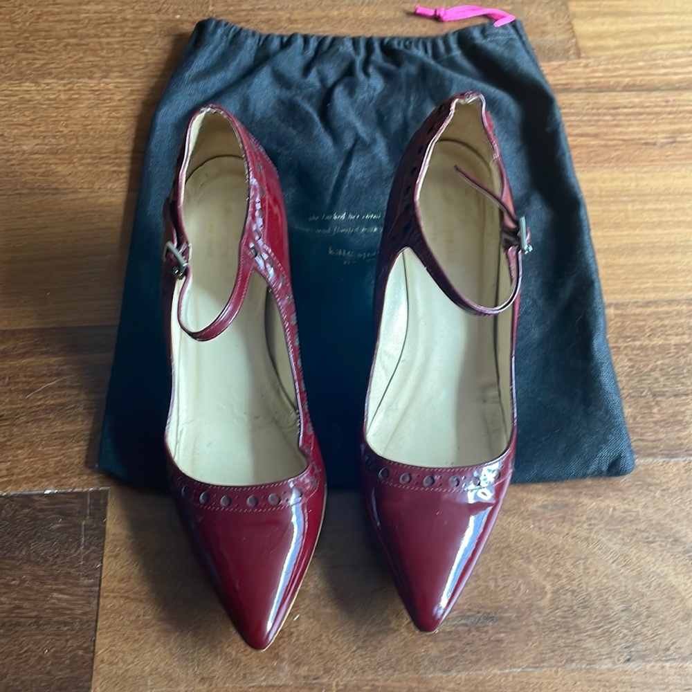 Kate spade Mary Jane ruby heels